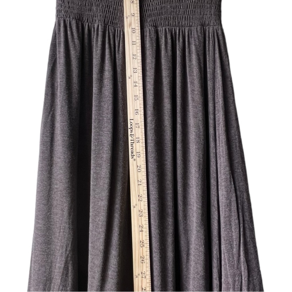 Elegant Brown Midi Dress maternity dress size M gray - Picture 5 of 9
